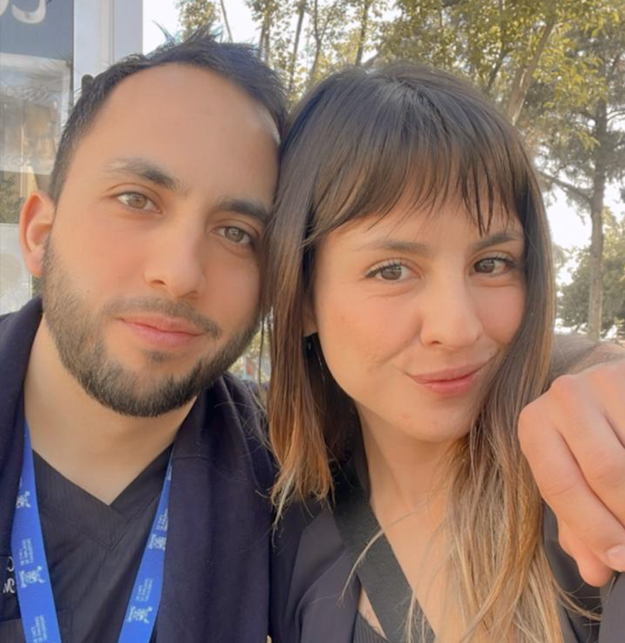 Camila y Cristian, fundadores de Equilibra
